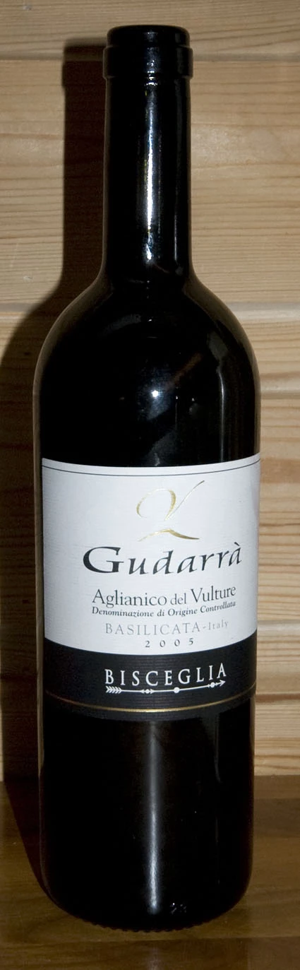 Gudarrà Aglianico del Vulture ( Azienda Bisceglia ) 2005