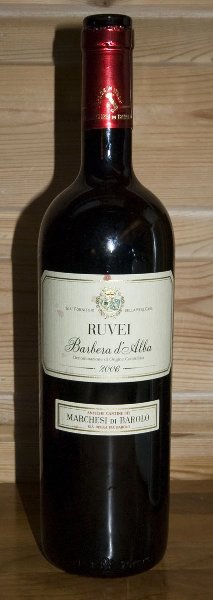 Barbera d`alba Ruvei ( Marchesi di Barolo ) 2003