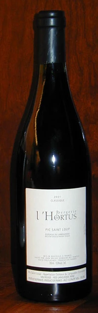 Bergerie de L`Hortus ( Domaine de L`Hortus ) 2001