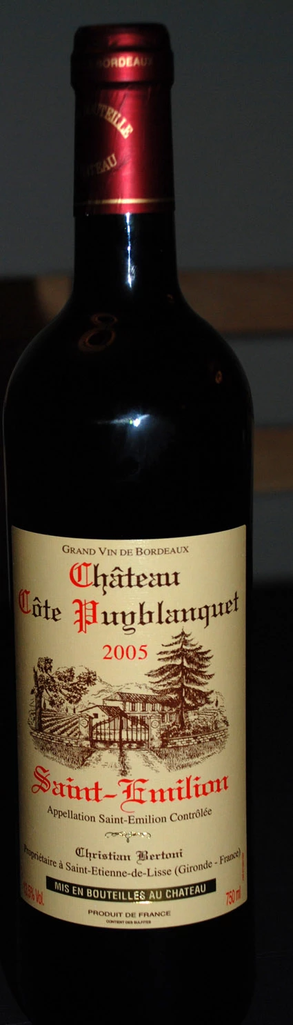 Château Côte Puyblanquet ( Christian Bertoni ) 2005