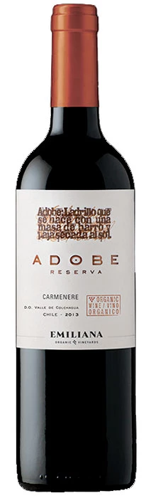 Adobe Reserva Carmenère ( Vinedos Organicos Emiliana ) 2015