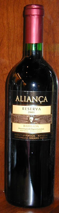 Aliança Bairrada Reserva ( Casa Santos Lima ) 2001