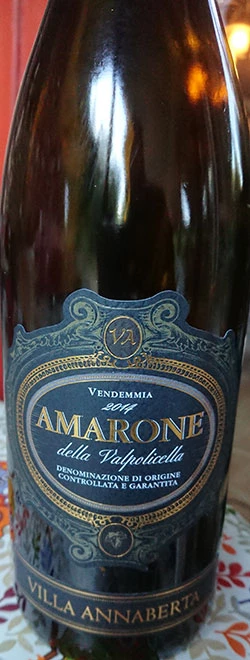Amarone della Valpolicella ( Villa Annaberta ) 2014