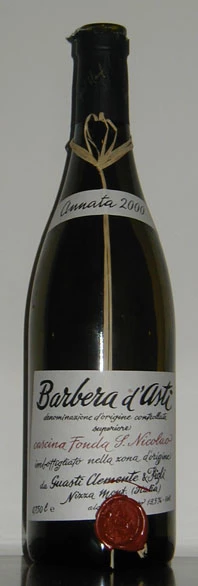 Barbera d`asti Superiore Annata ( Cascina Fonda S.Nicolao ) 2000
