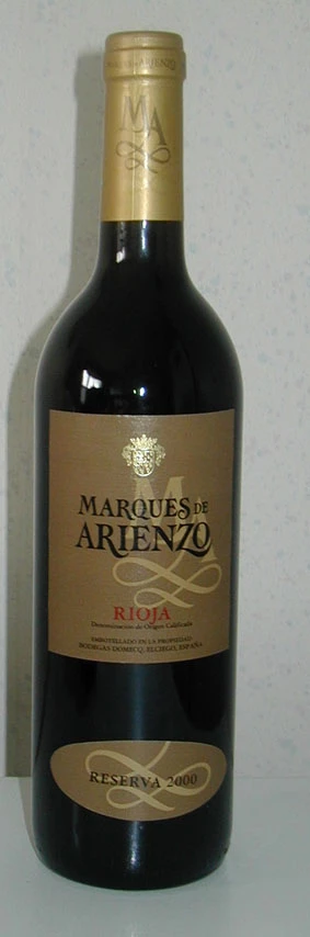Marqués de Arienzo Reserva ( Marqués de Riscal ) 2000