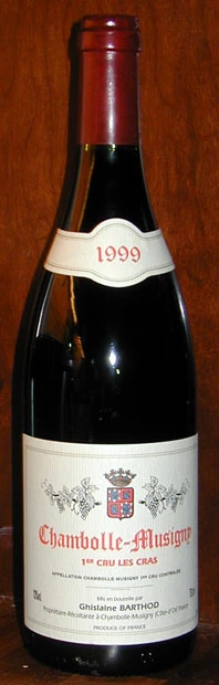 Chambolle-Musigny 1. cru les Cras ( Domaine Ghislaine Barthod ) 2007
