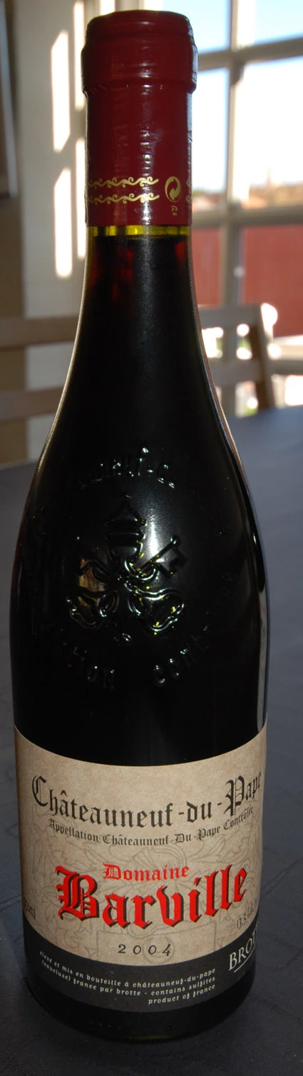 Châteauneuf du Pape Domaine Barville ( Laurent Brotte ) 2004