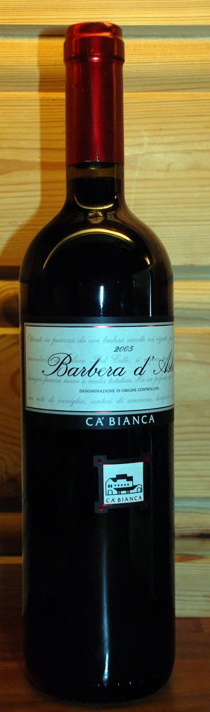 Barbera d`asti ( Ca`Bianca ) 2005