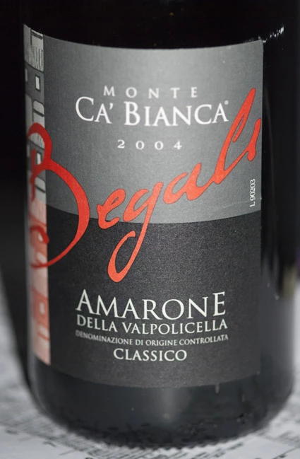 Amarone della Valpolicella Classico Monte cà Bianca ( Begali ) 2004