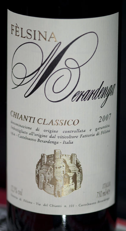 Chianti Classico Berardenga ( Fattoria di Felsina ) 2008