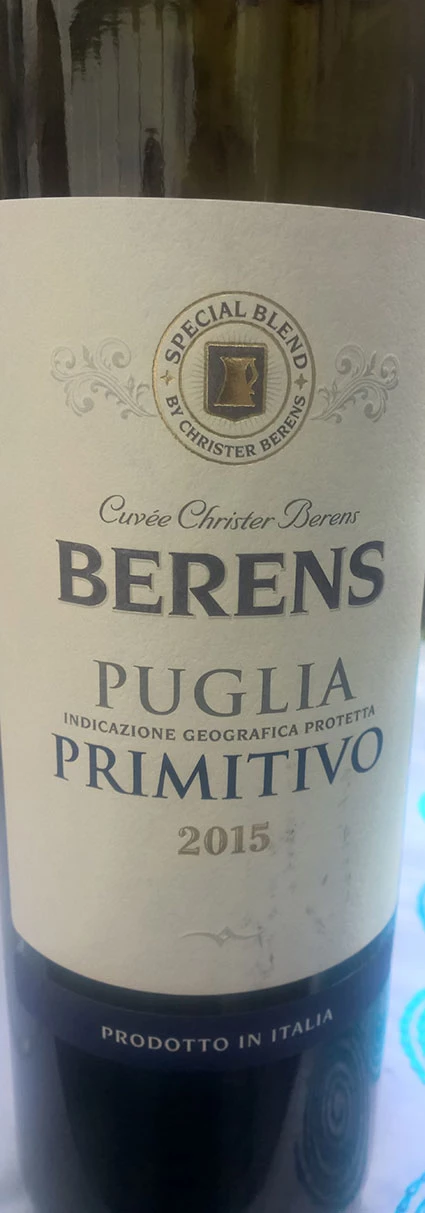 San Marzano Primitivo Cuvée Christer Berens ( Farnese ) 2016