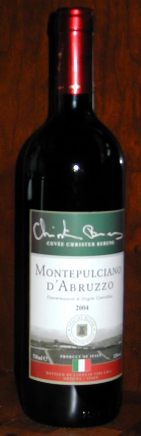 Montepulciano d`abruzzo Cuvée Christer Berens ( Farnese ) 2003