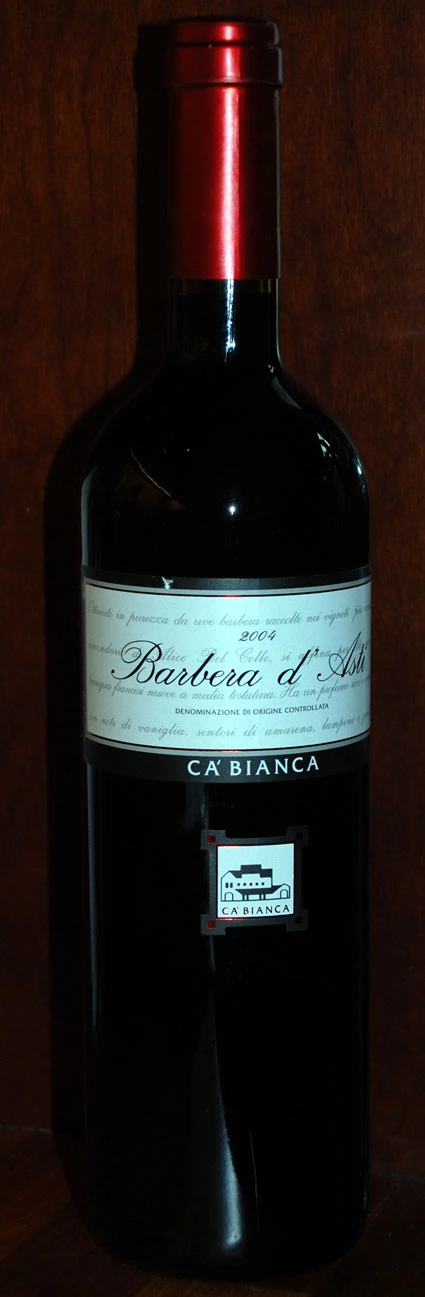 Barbera d`asti ( Ca`Bianca ) 2004