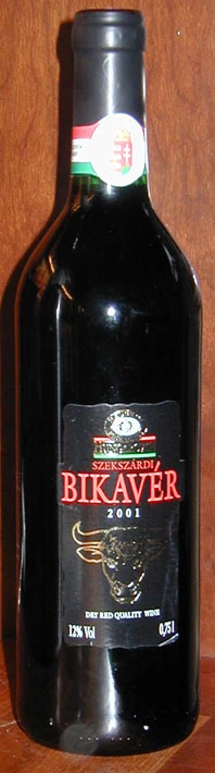 Szekszárdi Bikavér ( Zwack ) 2001