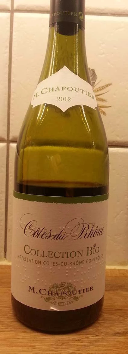Côtes du Rhône Collection Bio ( M.Chapoutier ) 2012