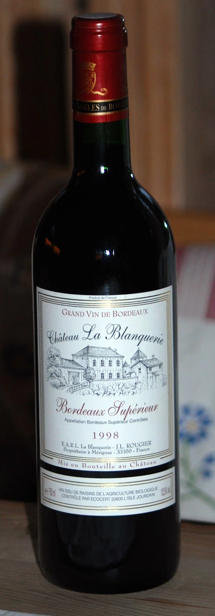 Château La Blanquerie Bordeaux Superieur ( Château la Blanquerie ) 1998