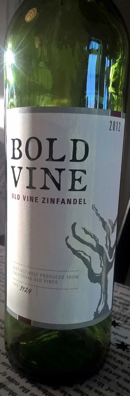 Bold Vine Old Vine Zinfandel ( Delicato Family Vineyards ) 2012