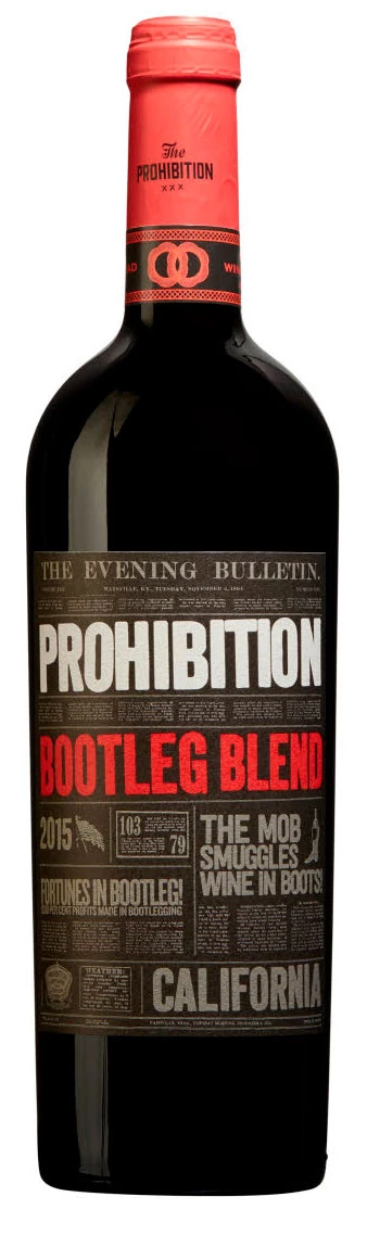 Prohibition Bootleg Red Blend ( Urban Beverages ) 2015