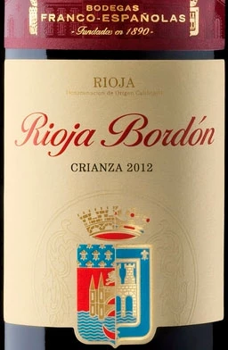 Rioja Bordón Crianza ( Bodegas Franco-Españolas ) 2001
