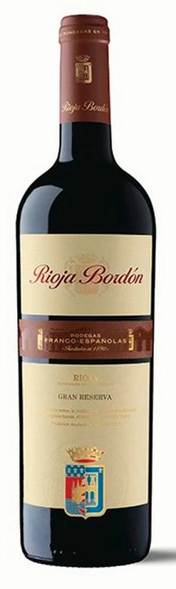 Rioja Bordón Gran Reserva ( Bodegas Franco-Españolas ) 1994