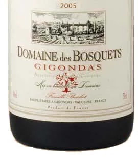 Domaine des Bosquets Gigondas ( Famille Bréchet ) 2010