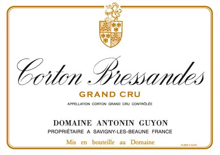 Corton Bressandes Grand Cru ( Domaine Antonin Guyon ) 2002