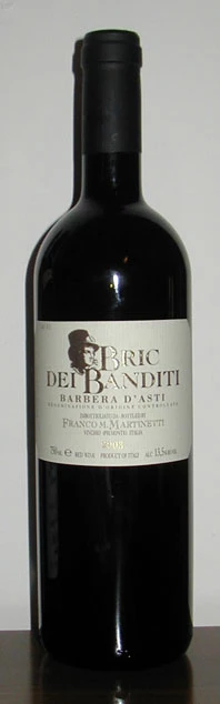 Barbera d`asti ( Bric dei Banditi ) 2003