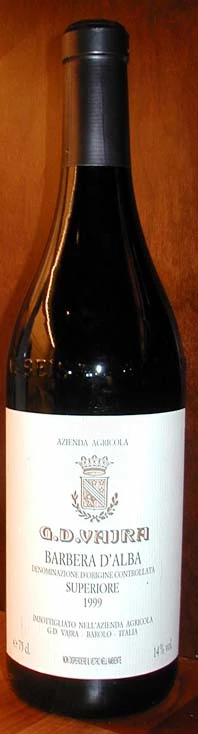 Barbera d`Alba Superiore ( Vajra ) 1999