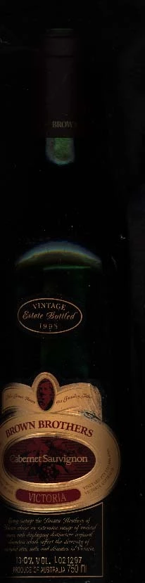 Cabernet Sauvignon ( Brown Brothers ) 1995