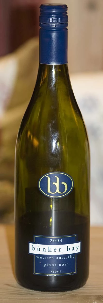 Bunker Bay  Pinot Noir ( Wine Shack ) 2004