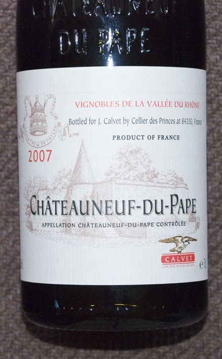 Calvet Châteauneuf-du-Pape ( Les Grands Chais de France ) 2007