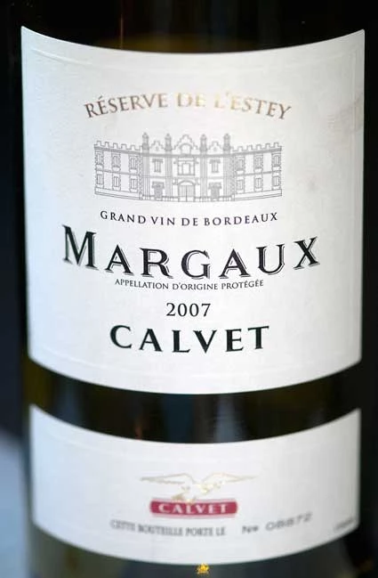 Calvet Margaux ( Les Grands Chais de France ) 2007