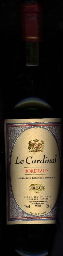 Le Cardinal ( Vignobles Dourthe ) 1998