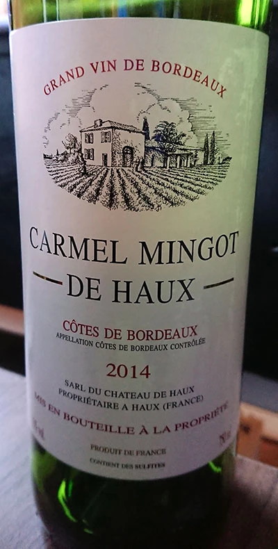 Carmel Mingot de Haux ( Château de Haux ) 2011