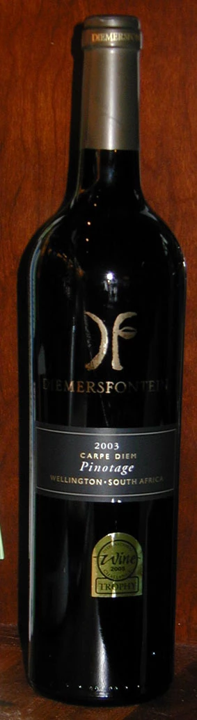 Carpe Diem Pinotage ( Diemersfontein ) 2003