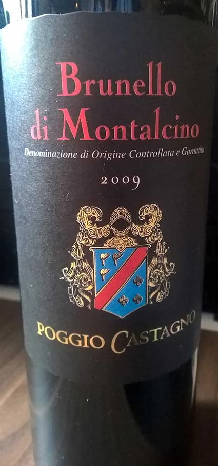 Brunello de Montalcino ( Poggio Castagno ) 2009