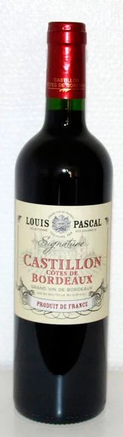 Louis Pascal Signature Castillon Côtes de Bordeaux ( Vignobles Lavau ) 2014