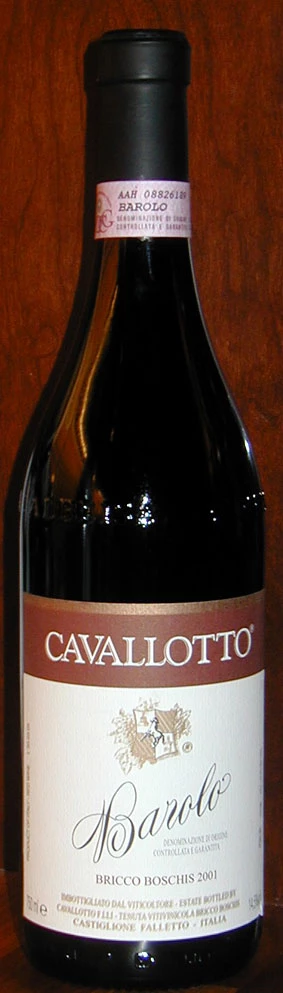 Barolo Bricco Boschis ( Cavallotto ) 2001