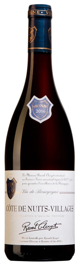 Raoul Clerget Côte de Nuits-Villages ( Les Grands Chais de France ) 2016