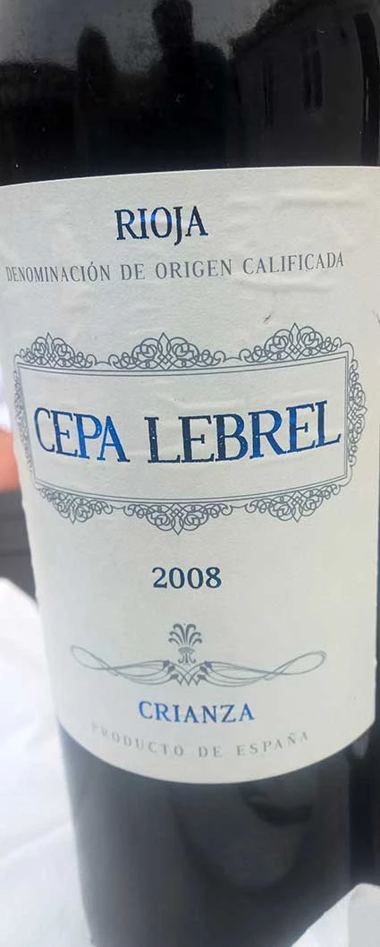 Rioja Crianza ( Cepa Lebrel ) 2017