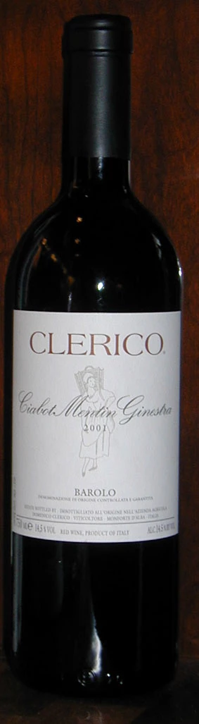 Barolo Ciabot Mentin Ginestra ( Domenico Clerico ) 2001