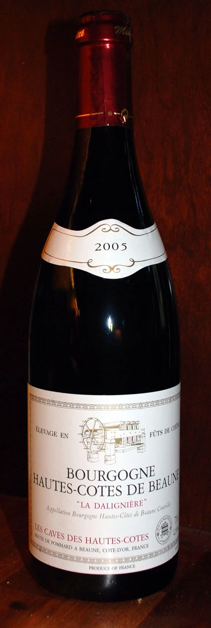 La Daligniere Hautes-Côtes de Beaune ( les Caves des Hautes-Côtes ) 2001