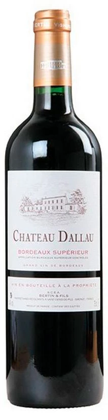 Bordeaux Supérieur ( Château Dallau ) 2012
