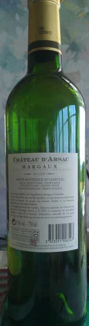 Château d`Arsac ( Château d`Arsac ) 2008