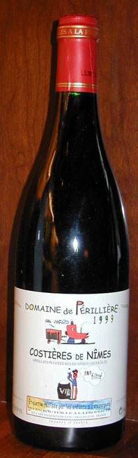 Côstières de Nîmes - Domaine de Périllière ( Les Vign. D`Estezargues ) 1999