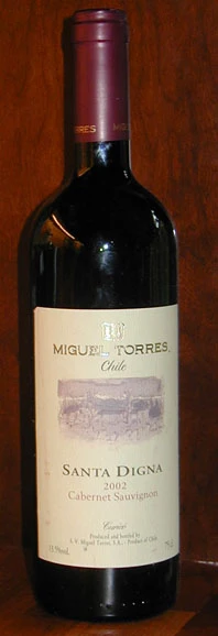 Santa Digna Cabernet Sauvignon Reserve ( Miguel Torres ) 2013
