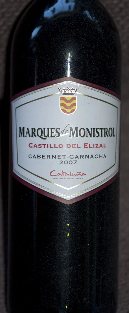 Castillo del Elizal Cabernet Garnacha ( Marques de Monistrol ) 2008