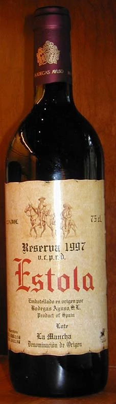 Estola Reserva ( Bodegas Ayuso ) 2000