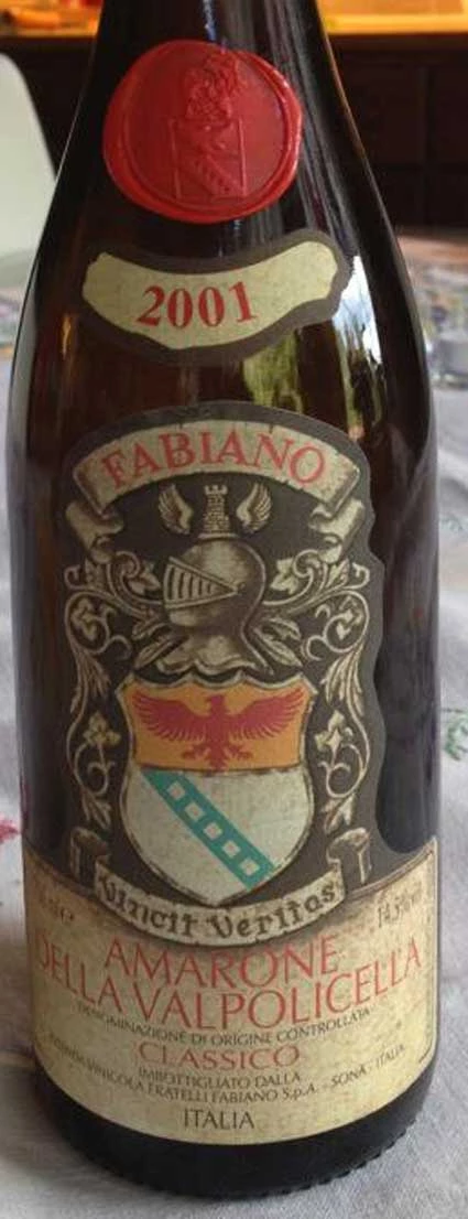 Amarone della Valpolicella Classico DOC ( Fabiano ) 2001