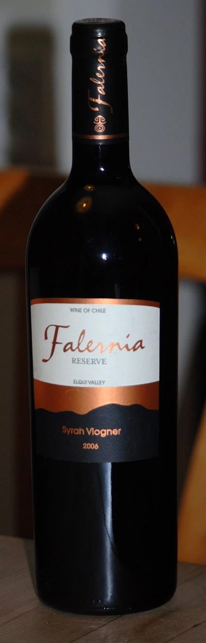 Syrah Viognier Reserve ( Vina Falernia ) 2006